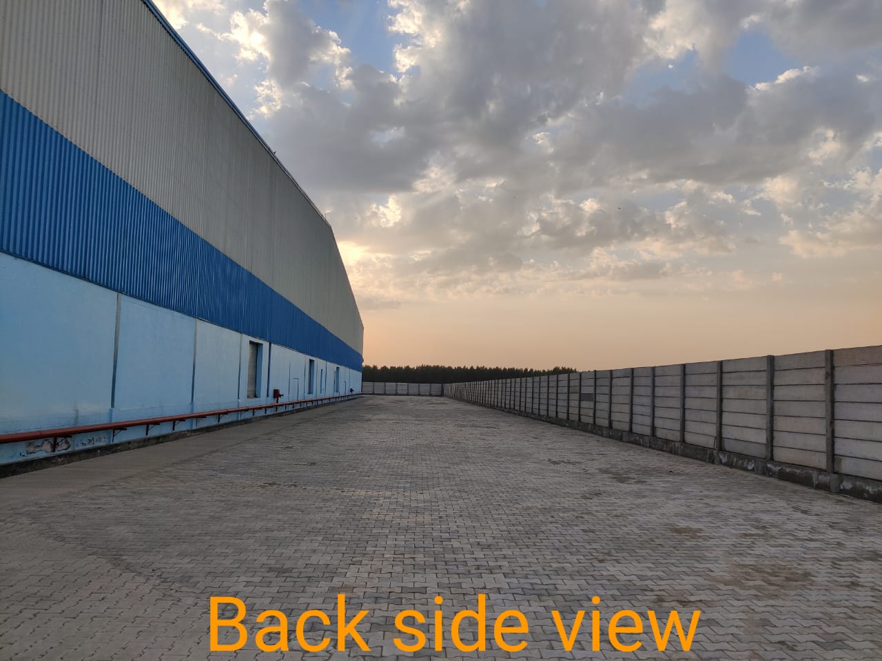 Back Side View of DHDL India Logistics Park